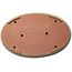 Oval yellow bonsai pot by Seizan (Reihou, Kataoka Katsushi, master Seizan kiln) - 607 x 392 x 55 mm