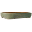 Rechthoekige groene bonsaipot van Hattori - 628 x 435 x 115 mm