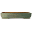 Vaso bonsai rettangolare verde di Hattori - 628 x 435 x 115 mm