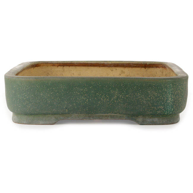 Rechthoekige groene bonsaipot van Hattori - 628 x 435 x 115 mm