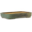 Rectangular green bonsai pot by Hattori - 628 x 435 x 115 mm