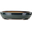 Oval green bonsai pot by Reihou (Bonsai Matsushita Hiroyuki or Mr. Matsushita Reiji Master) - 564 x 455 x 105 mm