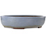 Maceta ovalada azul para bonsái de Yamaaki Toshio (tercera generación) - 473 x 405 x 120 mm