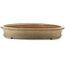 Vaso bonsai ovale beige di Shuhou - 732 x 483 x 80 mm