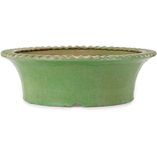 Pot rond vert pour bonsaï de Hattori - 445 x 445 x 140 mm