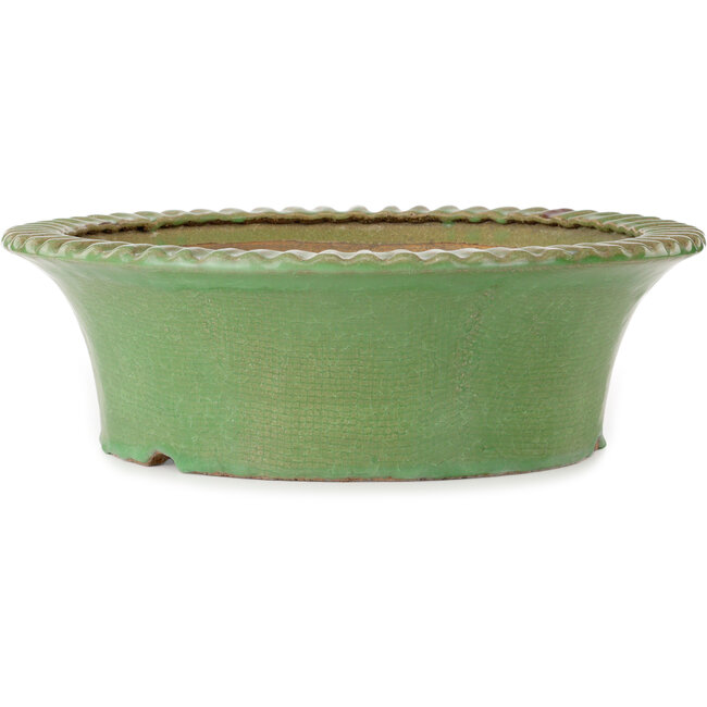 Pot rond vert pour bonsaï de Hattori - 445 x 445 x 140 mm