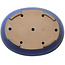 Ovale blauwe bonsaipot van Seizan (Reihou, Kataoka Katsushi, meester Seizan oven) - 385 x 297 x 88 mm
