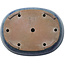 Maceta ovalada azul para bonsái de Yamafusa - 412 x 323 x 88 mm
