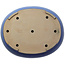 Oval blue bonsai pot by Seizan (Reihou, Kataoka Katsushi, master Seizan kiln) - 500 x 410 x 110 mm
