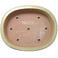 Pot à bonsaï ovale beige par Seizan (Reihou, Kataoka Katsushi, maître four Seizan) - 520 x 422 x 115 mm