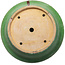 Vaso bonsai rotondo verde di Hattori - 445 x 445 x 140 mm