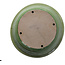 Ronde groene bonsaipot van Seizan (Reihou, Kataoka Katsushi, meester Seizan oven) - 525 x 525 x 132 mm