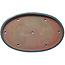 Oval blue bonsai pot by Seizan (Reihou, Kataoka Katsushi, master Seizan kiln) - 605 x 385 x 60 mm
