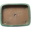 Rechthoekige groene bonsaipot van Yamafusa - 376 x 285 x 100 mm