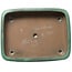 Rectangular green bonsai pot by Yamafusa - 376 x 285 x 100 mm