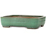 Rechthoekige groene bonsaipot van Yamafusa - 376 x 285 x 100 mm