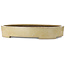 Maceta ovalada beige para bonsái de Haru Matsu - 620 x 456 x 105 mm