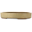 Maceta ovalada beige para bonsái - 670 x 543 x 118 mm