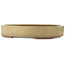 Maceta ovalada beige para bonsái - 670 x 543 x 118 mm