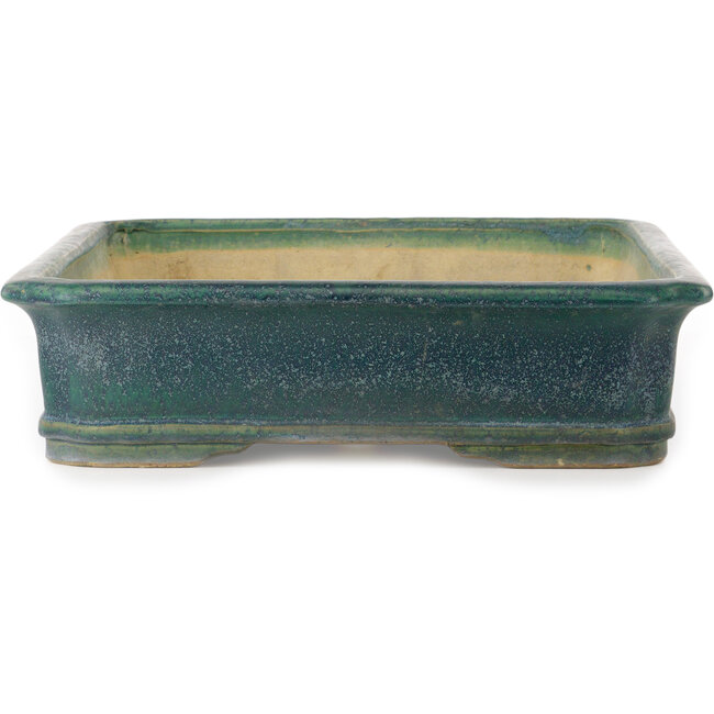 Rechthoekige groene bonsaipot van Shuhou - 560 x 403 x 100 mm