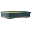 Rectangular green bonsai pot by Shuhou - 560 x 403 x 100 mm