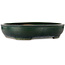 Vaso bonsai ovale verde di Shuhou - 500 x 415 x 100 mm
