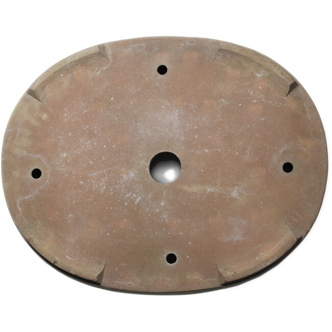 Ovaler, beigefarbener Bonsaitopf – 670 x 543 x 118 mm