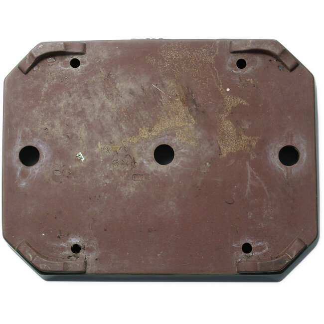 Rechthoekige groene bonsaipot van Yamaaki Toshio (derde generatie) - 494 x 373 x 100 mm