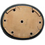 Maceta ovalada verde para bonsái de Shuhou - 500 x 415 x 100 mm