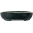 Maceta ovalada verde para bonsái de Shuhou - 507 x 416 x 112 mm