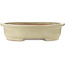 Ovale beige bonsaipot van Kakuzan - 716 x 575 x 170 mm