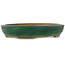 Ovale groene bonsaipot van Shuhou - 515 x 425 x 95 mm