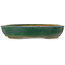 Pot ovale vert pour bonsaï de Shuhou - 515 x 425 x 95 mm