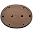 Ovale groene bonsaipot van Yamaaki Toshio (derde generatie) - 455 x 340 x 75 mm