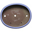 Oval light blue bonsai pot by Yamaaki Toshio (third generation) - 435 x 355 x 90 mm