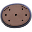 Maceta ovalada azul para bonsái de Kakuzan - 405 x 325 x 95 mm
