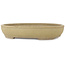 Ovaler, cremefarbener Bonsai-Topf von Shuhou – 500 x 413 x 88 mm
