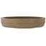 Round unglazed bonsai pot - 425 x 425 x 83 mm