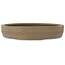 Ronde, ongeglazuurde bonsaipot - 425 x 425 x 83 mm