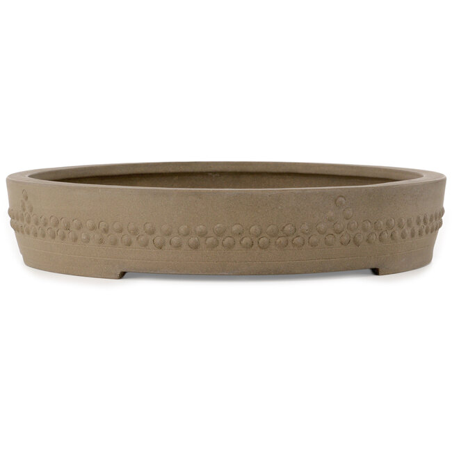 Maceta redonda sin esmaltar para bonsái - 425 x 425 x 83 mm