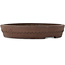 Round unglazed bonsai pot by Reihou (Bonsai Matsushita Hiroyuki or Mr. Matsushita Reiji Master) - 425 x 425 x 74 mm