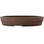 Round unglazed bonsai pot by Reihou (Bonsai Matsushita Hiroyuki or Mr. Matsushita Reiji Master) - 425 x 425 x 74 mm