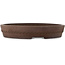 Round unglazed bonsai pot by Reihou (Bonsai Matsushita Hiroyuki or Mr. Matsushita Reiji Master) - 425 x 425 x 74 mm
