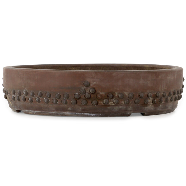 Pot à bonsaï rond non émaillé de Touyou - 390 x 390 x 92 mm