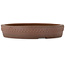 Runder, unglasierter Bonsai-Topf von Itouen – 375 x 375 x 70 mm