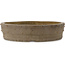 Round unglazed bonsai pot - 485 x 485 x 122 mm
