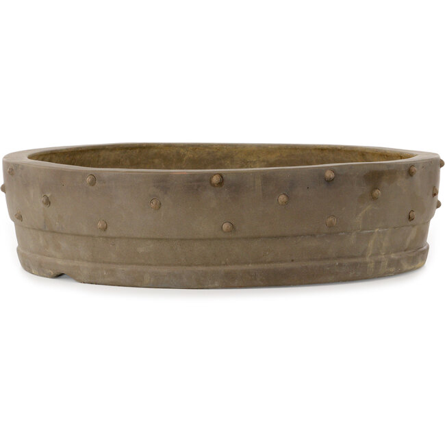 Vaso bonsai rotondo non smaltato - 485 x 485 x 122 mm