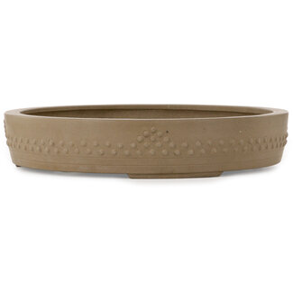 423 mm round unglazed pot from Japan