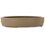 Round unglazed bonsai pot - 423 x 423 x 77 mm