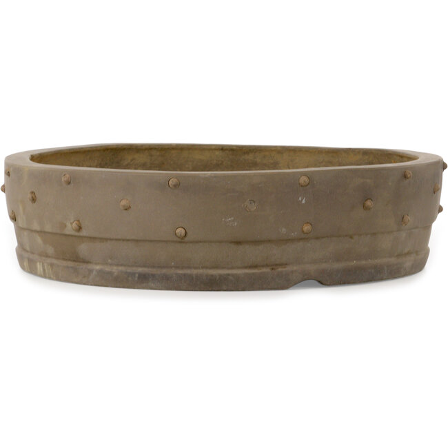 Vaso bonsai rotondo non smaltato - 485 x 485 x 122 mm